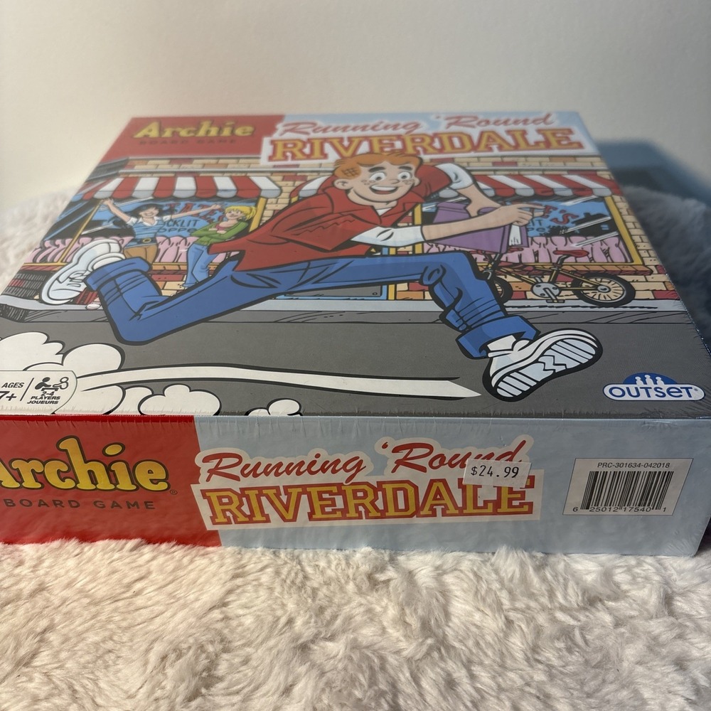 ARCHIE BOARD GAME, RUNNING 'ROUND RIVERDALE, SEALED! Ages 7+ Outset - Picture 2 of 7